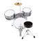 Ashthorpe 3-Piece Complete Kids Drum Set - Beginner Kit with 14" Bass, Adjustable Throne, Cymbal, Pedal & Drumsticks